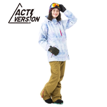 Japanese ACTIVERSION ski pants for women waterproof windproof warm and breathable single board and double board womens mountaineering ski pants
