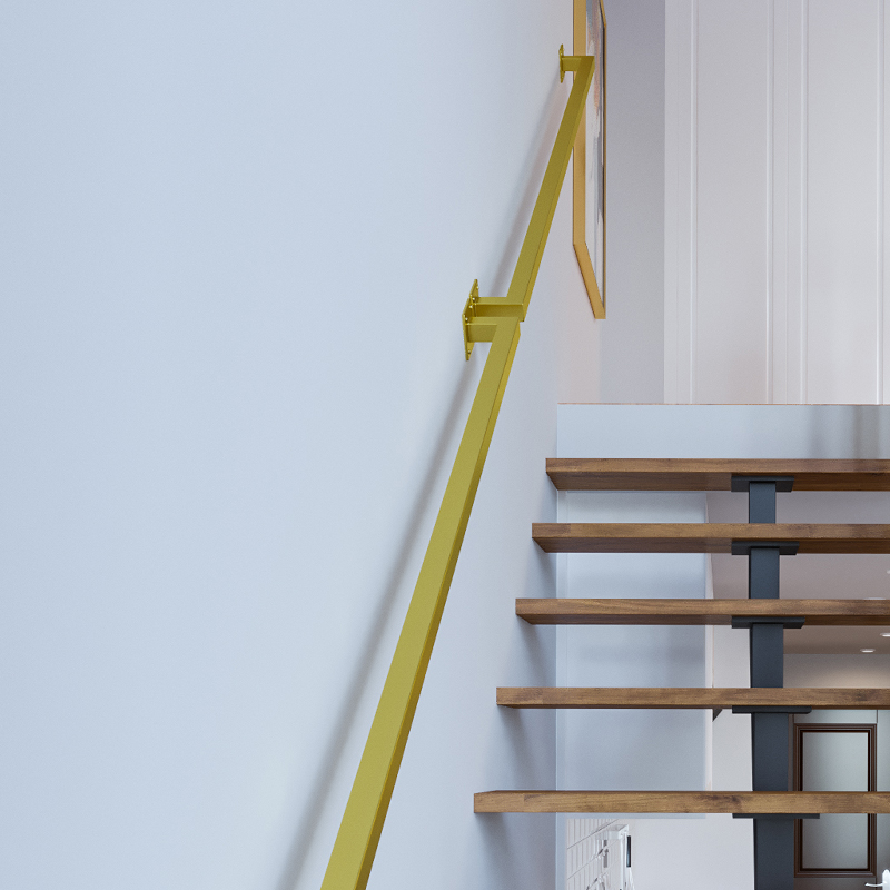 Pavilion passage corridor bar iron home stair handrail simple modern indoor kindergarten elderly non-slip handle