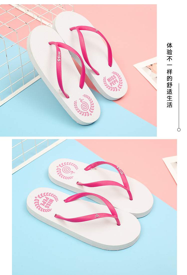 Cặp vợ chồng mới mô hình Hàn Quốc phiên bản của flip-flops phụ nữ thời trang mang dép nam giới và phụ nữ mùa hè clip chân trượt dép bãi biển phẳng