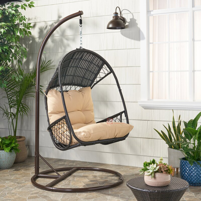 Outdoor Rattan Chair Balcony Net Red Hanging Basket Bird Cage Adult Children Outdoor Hanging swings Home Sloth Creative Birds Nest