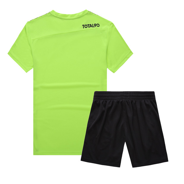 Bộ đồ thể thao nam mùa hè chạy bộ đào tạo cầu lông bóng đá mặc quần short ngắn tay thoáng khí kích thước lớn mồ hôi thể dục - Thể thao sau bộ thể thao adidas nữ thu đông