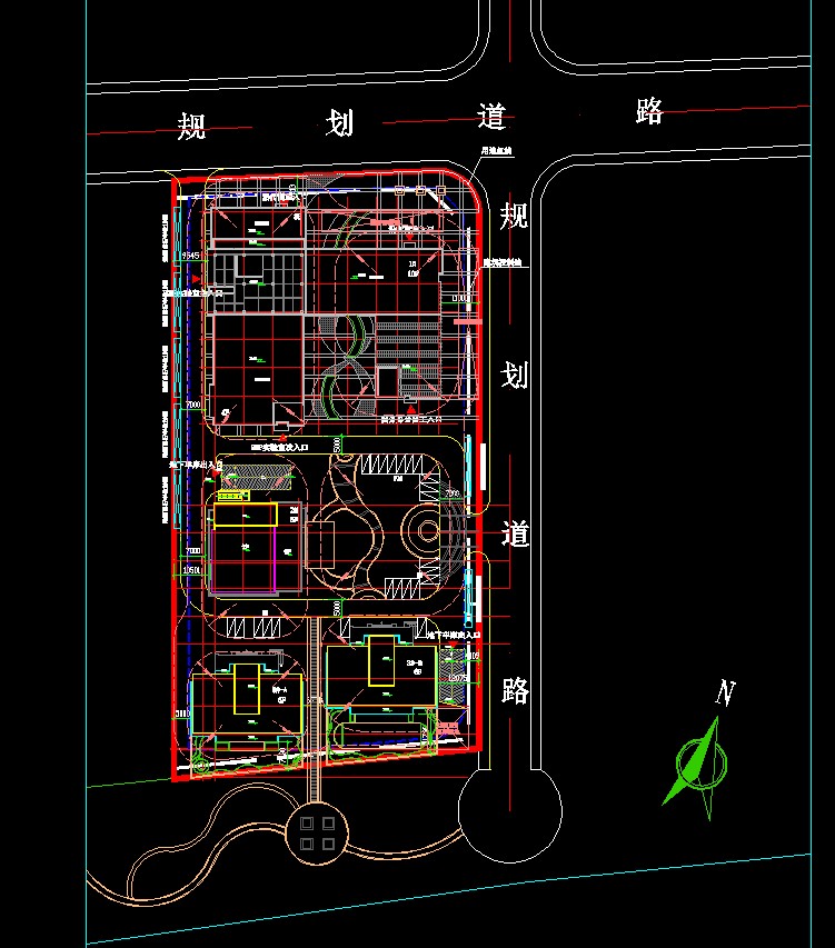 产业园+科技园+孵化楼办公总部楼建筑设计CAD/方案JPG+SU-12