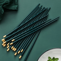 Nordic light extravagant ceramic chopsticks anti-slip and mildew-proof domestic high temperature resistant mesh red high face value quick sub-public chopstick gift box