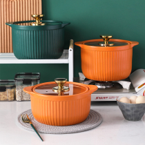 Ceramic casserole saucepan saucepan soup gas cooker special small number sand pot saucepan domestic gas large capacity high temperature resistant