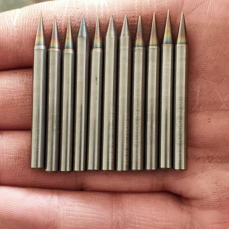 Japanese High-Performance Ultra-Hard 90-Degree Tungsten Steel Milling Cutter Rod 4mm Sharp Knife for Carving Jade and Copperware, Easy to Use