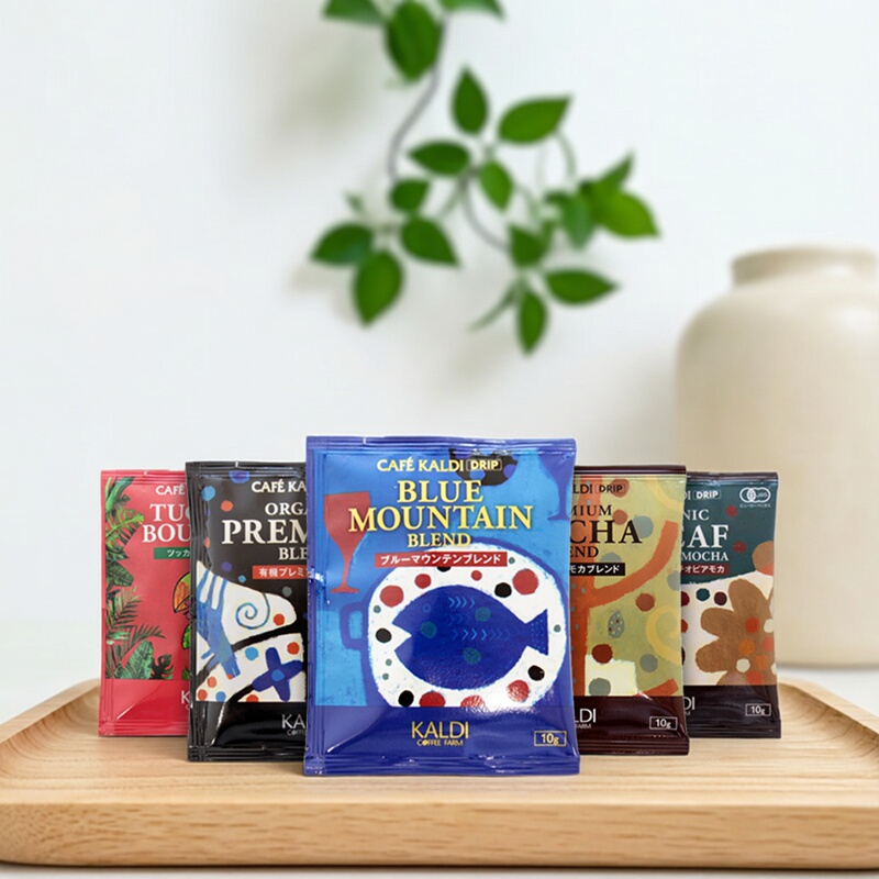 Japanese Original Kaldi Pure Black Sugar-Free Medium-Dark Roast American Drip Coffee Powder with Rich Blue Mountain Flavor