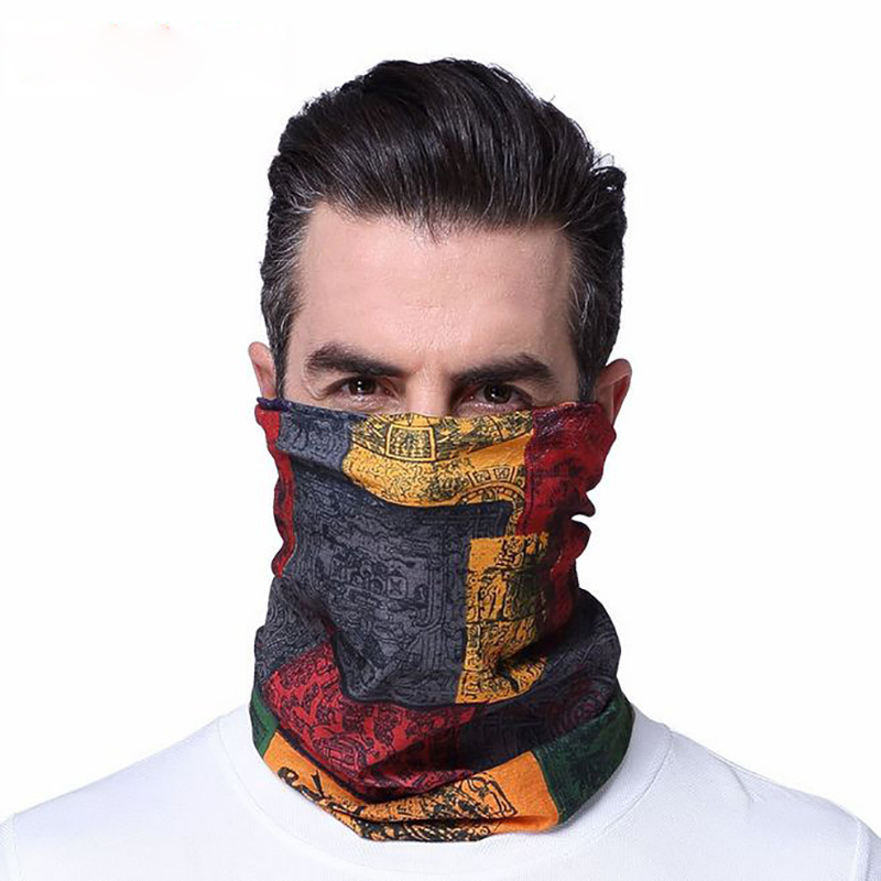 Ice-wire magic headscarf Summer anti-UV sunscreen scarf for men and women Outdoor Riding Mask 100 Changing Face scarves