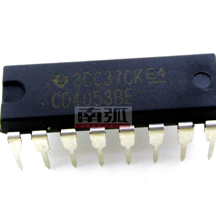 Integrated IC CD4053 3 groups of two-way analog switch electronic ...
