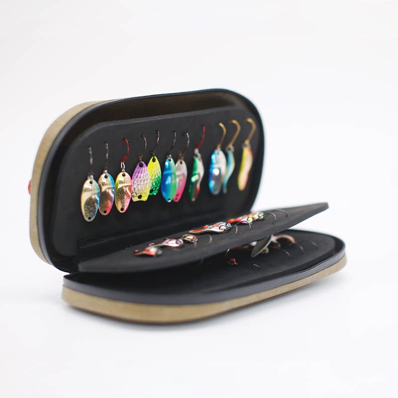 Ming-gun Fu Waterproof Light Roa receives bait box fishing bait box horse mouth fishing double-sided portable large capacity pack