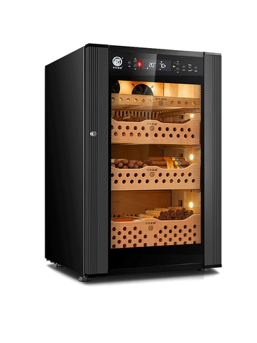 Bur Doge VC118 Боже собака сигара конституция сигары Хенгди, предоставляя мини -компрессор с твердым деревянным немецким красным вином шкаф