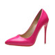 ຂະຫນາດ 35-45 ເອີຣົບແລະອາເມລິກາສີຫມາກໄມ້ 12cm heels ສູງ heels ບາງ super, ເກີບຂອງແມ່ຍິງ, ຕີນແຫຼມຕື້ນ, ເກີບຫນັງສິດທິບັດ, ຂະຫນາດໃຫຍ່ ol