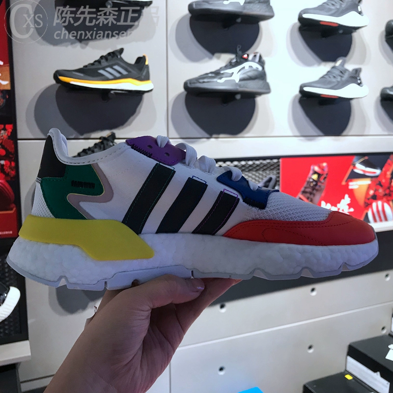Adidas clover 2020 mùa hè mới nam và nữ đôi giày thể thao bình thường cổ điển FY9023 FX3813 - Dép / giày thường