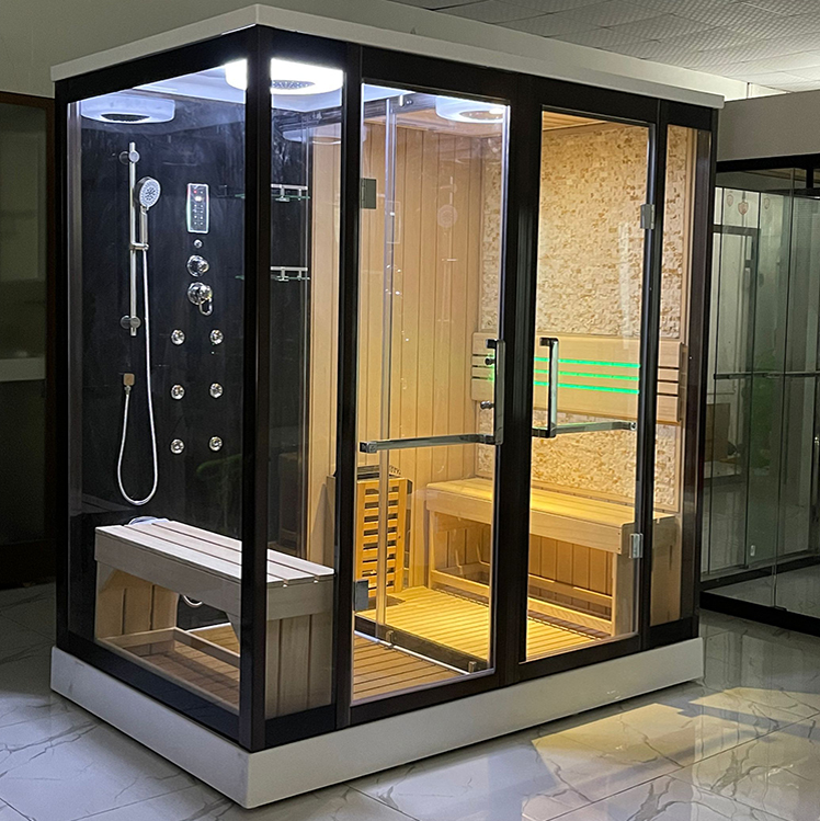 New Model of Home Steam Room, Dry and Wet Steam Room, Sauna and Shower All-In-One Dual-Use Multifunctional Sauna Room, Steam Room