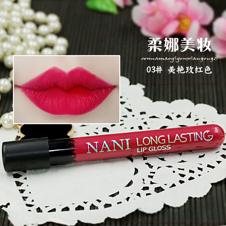 9.9 nhung sương mù matte lip men kéo dài giữ ẩm son bóng son bóng nhuộm môi lỏng giữ ẩm không phải là dễ dàng để tẩy 	son bóng colourpop so juicy	