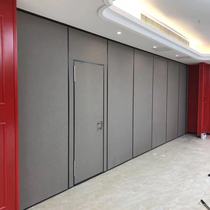 Hotel mobile screen activity partition High partition soundproof partition wall Restaurant rotating sliding door box folding door manufacturer