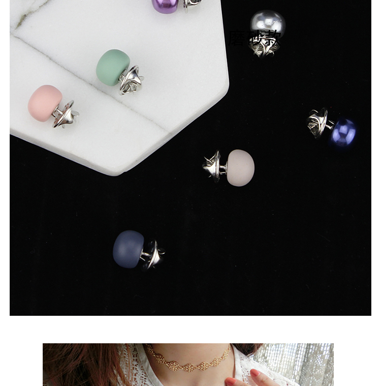 Hàn Quốc Pearl Studs Chống ánh sáng Cổ áo cardigan Trâm Corsage Mini Pin Pin Pin Fur Phụ kiện quần áo Phụ nữ - Trâm cài trâm cài áo
