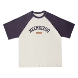 HEEMKIZOO Tide, оригинальная летняя футболка с коротким рукавом с круглым воротником, в американском стиле, с печатью вашего логотипа