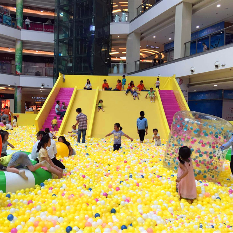 Inflatable banana seesaw gyro bungee ocean ball pool water toy children's orchestra iceberg slide hot wheel