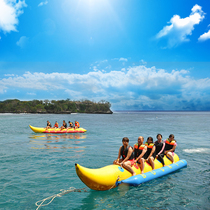 Inflatable water Banana Boat rubber boat flying fish multiplayer double snow outdoor park seesaw toy Air model