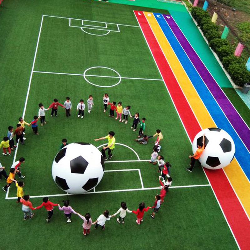 Special Thick Inflatable Children's Body Intelligent Great Football Air Mold Games Props Kindergarten Outdoor Parenting Activities Equipment