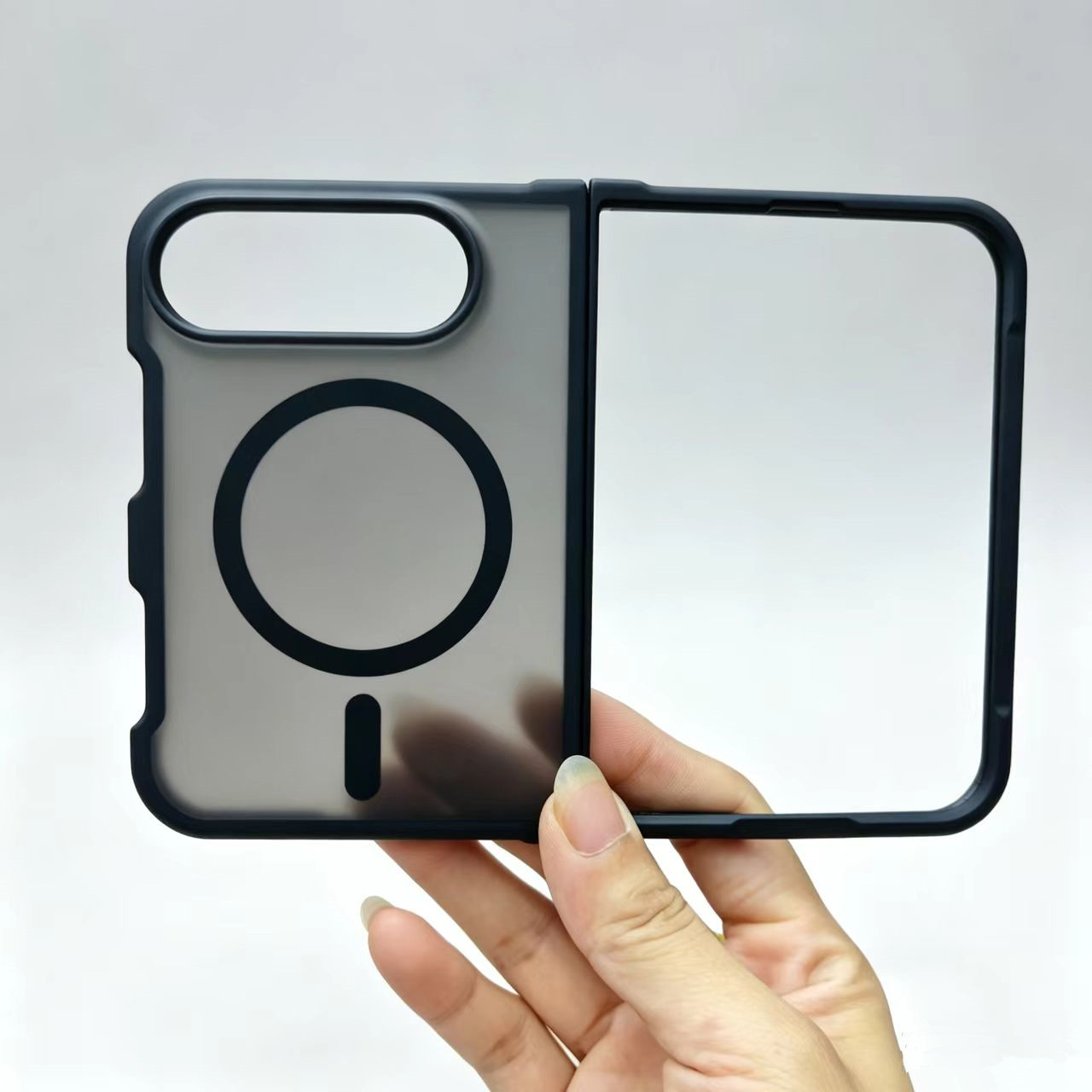 Style 10 — Magnetic Transparent Full-Body iPhone Case