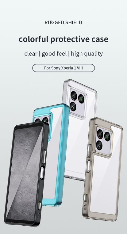 Transparent Frames Minimalist Air cushion Sony Xperia Phone Case