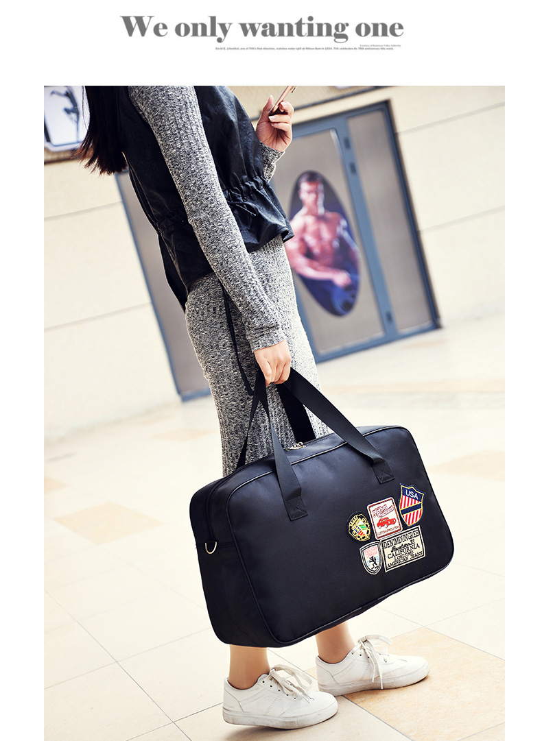Túi du lịch mới nữ xách tay dễ thương túi duffel phù hiệu túi du lịch khoảng cách ngắn túi du lịch Túi xác ướp túi thể dục nam túi đeo du lịch nữ