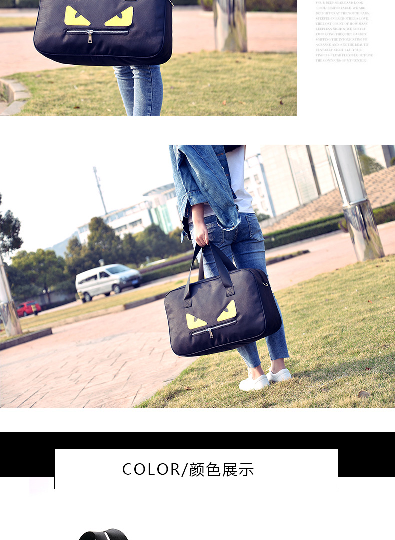 Túi du lịch mới nữ xách tay dễ thương túi duffel phù hiệu túi du lịch khoảng cách ngắn túi du lịch Túi xác ướp túi thể dục nam túi đeo du lịch nữ