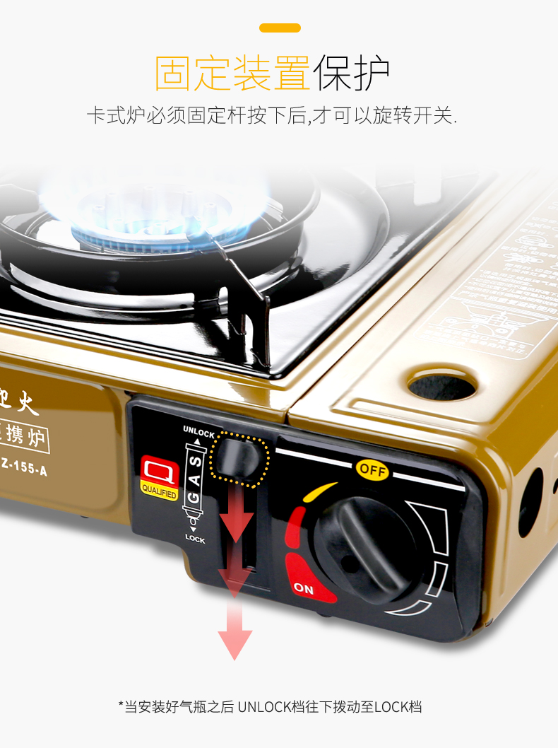 Cassette bếp ngoài trời gió di động bếp nướng cắm trại lẩu đốt gas gas bếp lò hoang cass - Bếp lò / bộ đồ ăn / đồ nướng dã ngoại bếp dã ngoại đa nhiên liệu
