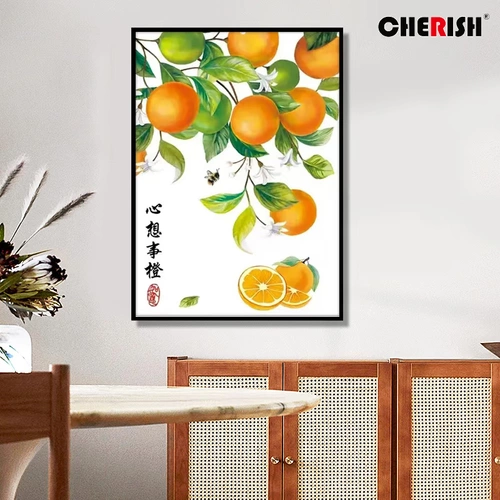 Lawtish Cross Emlleckery Heart Think Think о 2022 Новая линейная вышивка простая спальня ресторан простые новички.