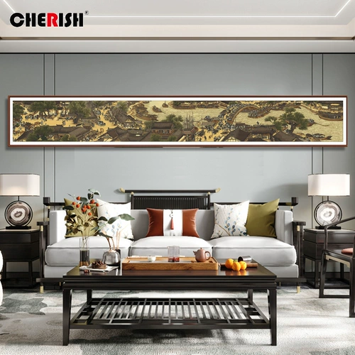 Пролечить поперечная вышивка 2023 Новая линейная вышивка Kuruo Kuruo HeSu Panorama