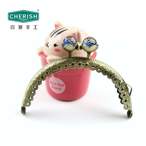 Лелеть дуги ручной работы бронзовой рисунок пористый проникающий золотой рот рот золотой рот золотые пакеты аксессуары