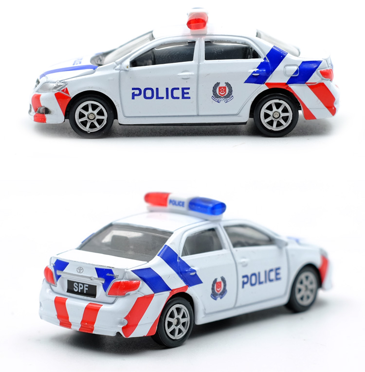Wiley Toyota Corolla Police Car Singapore Phiên bản xe hợp kim Model 1:64 Child Boy Toy Car - Chế độ tĩnh bộ xếp hình cho bé