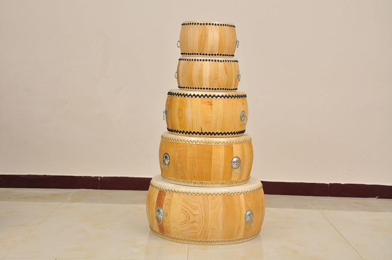 White Stubble Drum Treble Drum Hall Drum Gong Drum Big Drum Dao Fa Drum Natural Big Drum Japanese Ghost Taiko Log Cowhide Drum