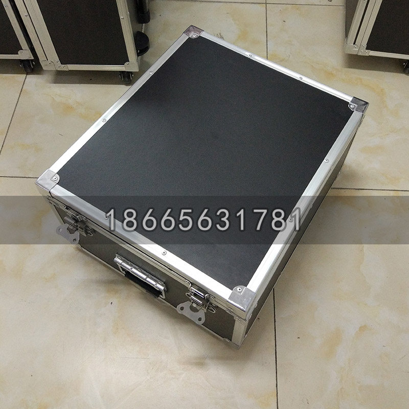 Ultrasonic knife air box Electronic beauty instrument transport box Black roller rod shockproof protection sponge box