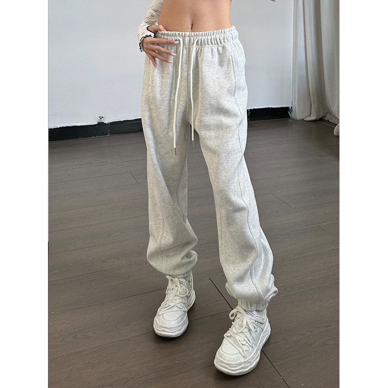 Alleys Gallery New 2026 Summer Straight-Leg Sweatpants Loose-Fitting Unisex Jogger Sports Pants