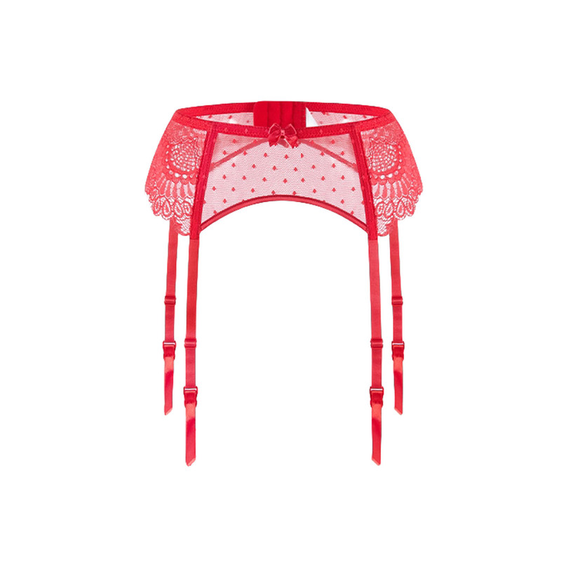 Garter Belt, Long Over-The-Knee Sexy Lace Ultra-Thin Hollow-Out European and American Stockings, Large Size Stocking Clip Garter Belt Three-Piece Set Garter Belt, Long Over-The-Knee Sexy Lace Ultra-Thin Hollow-Out European and American Stockings, Large Size Stocking Clip Garter Belt Three-Piece Set