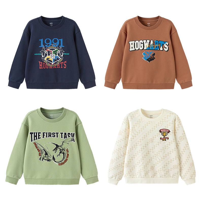 Balabala Genuine Boys Sweatshirt 2025 New Spring & Fall Harry Potter Joint Top 202325121105