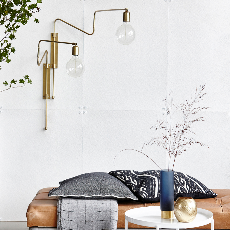 「Clearance」Denmark House Doctor Metal Industrial Style Long Pole Wall Lamp Gold Imported Lighting Swing