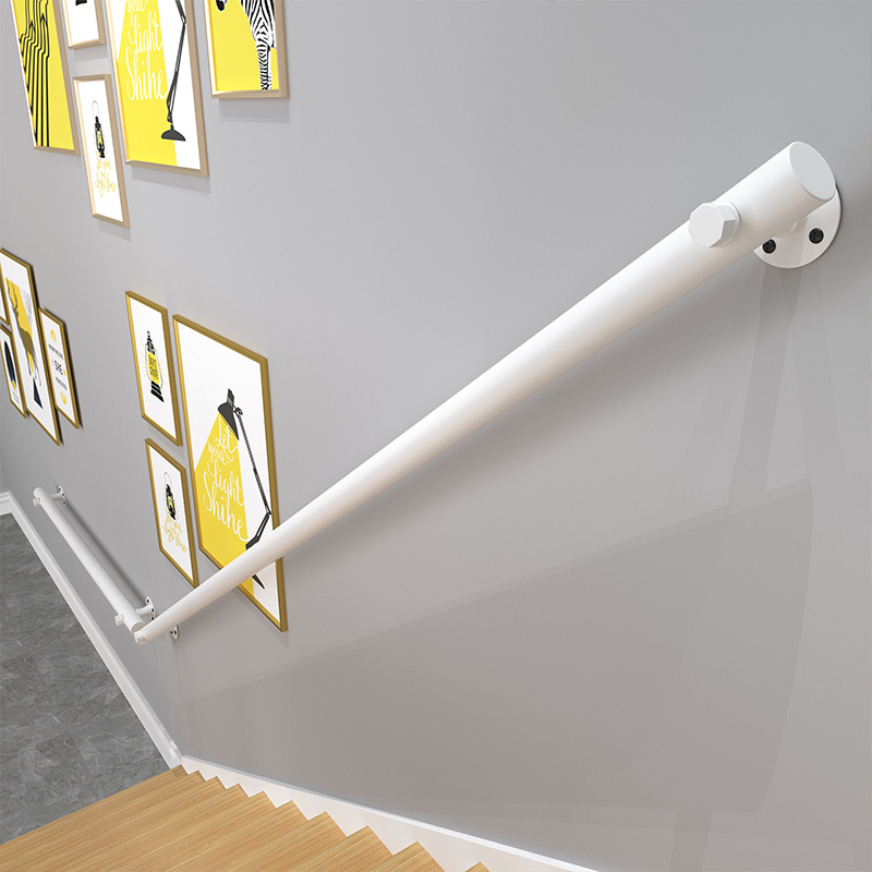 European-style staircase handrail simple modern home wall solid wood indoor corridor loft kindergarten non-slip wood handrail