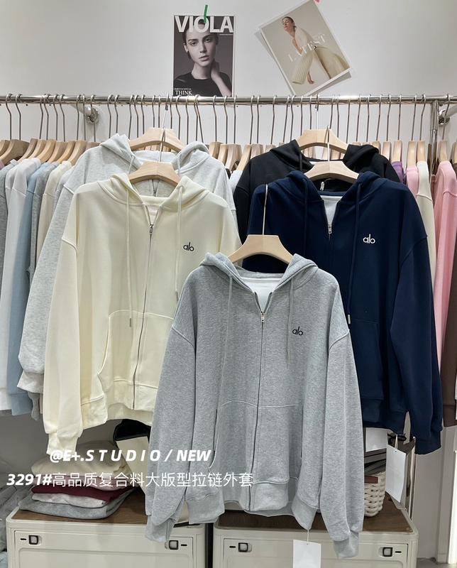 E+2026 New Autumn Style Korean Style Loose Slimming Versatile Hooded Zipper Sweatshirt Jacket for Women Trendy 3281 Model E+2026 New Autumn Style Korean Style Loose Slimming Versatile Hooded Zipper Sweatshirt Jacket for Women Trendy 3281 Model