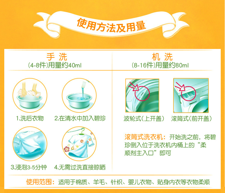 Hàn Quốc nhập khẩu nước xả quần áo Bizhen chống tĩnh điện để ngửi mùi dung dịch giặt ủi 2100ml màu vàng 2 gói - Phụ kiện chăm sóc mắt chai xịt vệ sinh giày sneaker TPHCM
