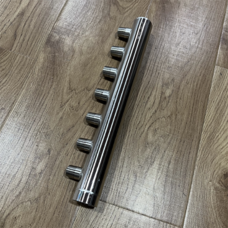 304 stainless steel single head double head ground warm water distributor 40 water inlet 1 inch inner tooth in charge 4 outer wire-Taobao