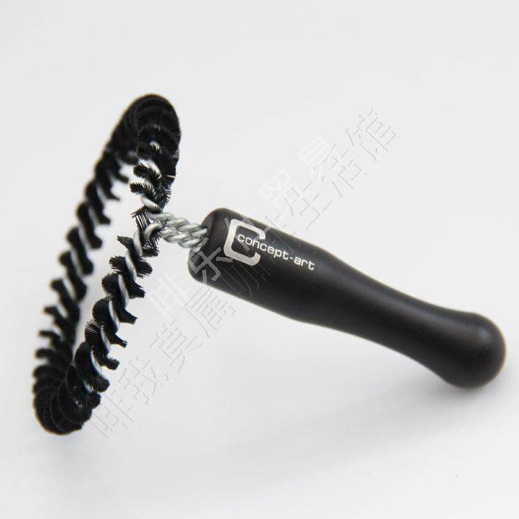 Rubber ring cleaning brush concept-art coffee machine cleaning brush for brewing head diameter 7cm