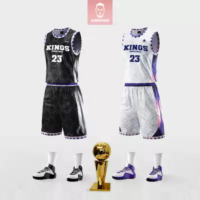 CBA all-star jersey custom basketball suit set Guangdong male college students game training team uniform printed ball suit