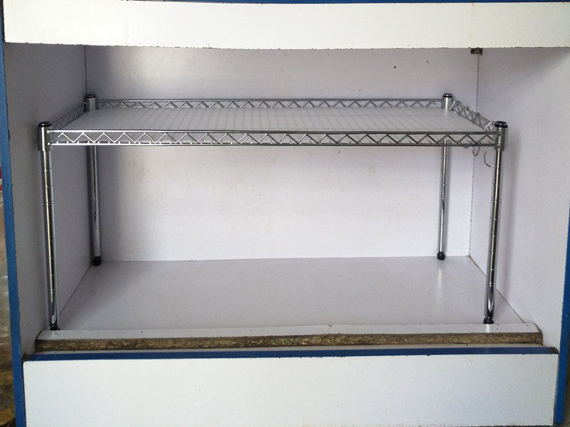 Closer cabinet with one layer of mesh layer of mesh mesh mesh mesh microwave oven layer adjustable wardrobe shelf
