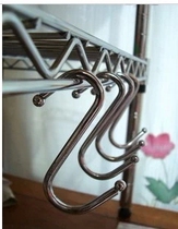 Stainless steel kitchen s-shaped hook multifunctional wall hook Dormitory hook hanger wall hanging creative and convenient s hook