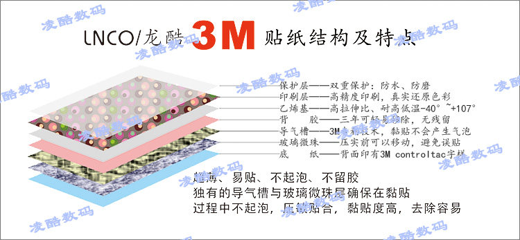Autocollant pour téléphone mobile LNCO - Ref 1367159 Image 10