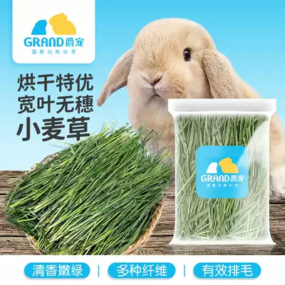 Drying whole-leaf wheat hay 2021 stubble Chinchilla Dutch pig rabbit tender green forage feed 500g per catty