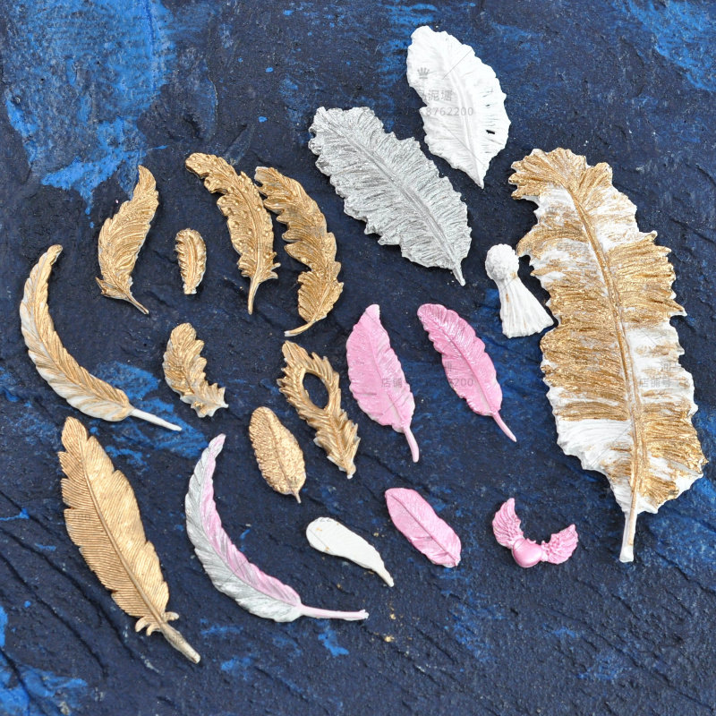 Turning sugar silicone mould European-style feather moulds turning sugar feather moulds turning sugar moulds Z5